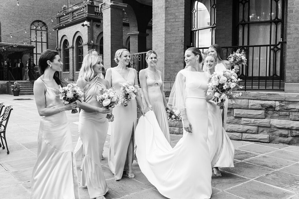 Commonwealth Club wedding photographer bridesmaids

