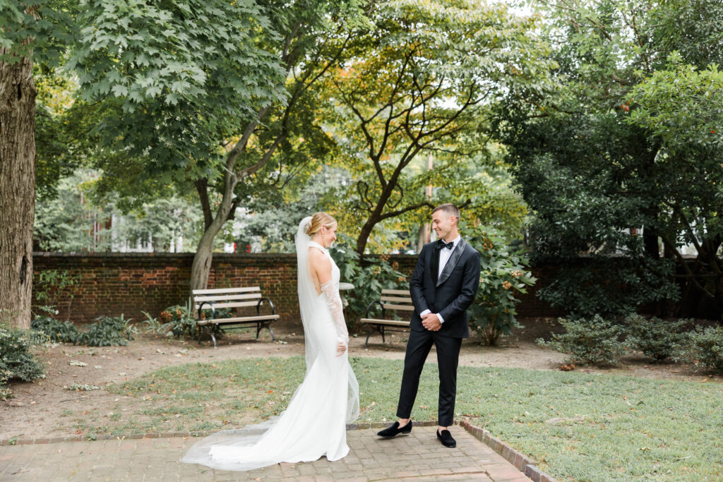 Fall wedding at Branch Museum in Richmond, Virginia.