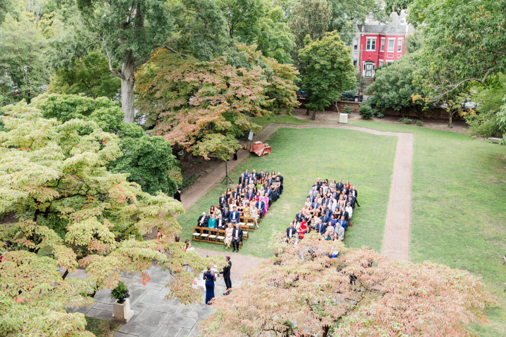 Fall wedding at Branch Museum in Richmond, Virginia.