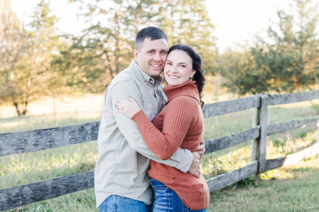 Richmond Fall family farm  engagement photos