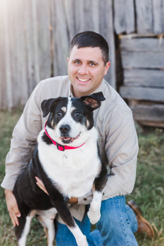 Richmond Fall family farm engagement photos