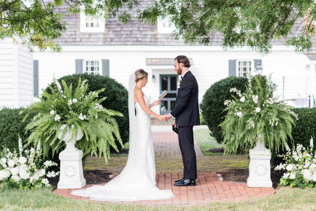 Private vows at Burlington Weddings and Events