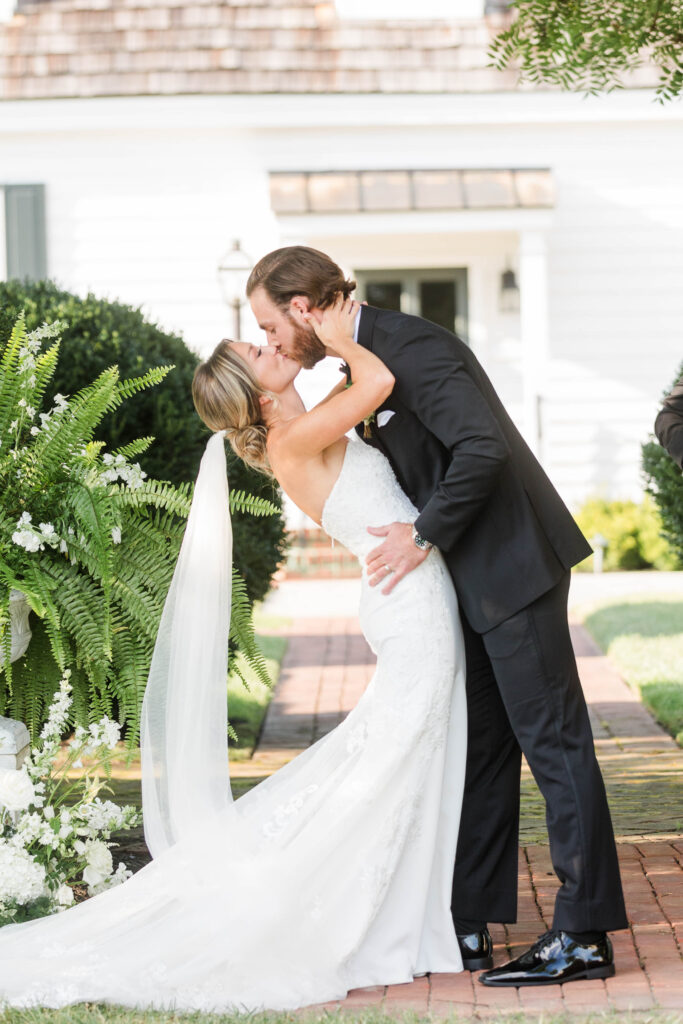 Just married at Burlington Weddings and Events