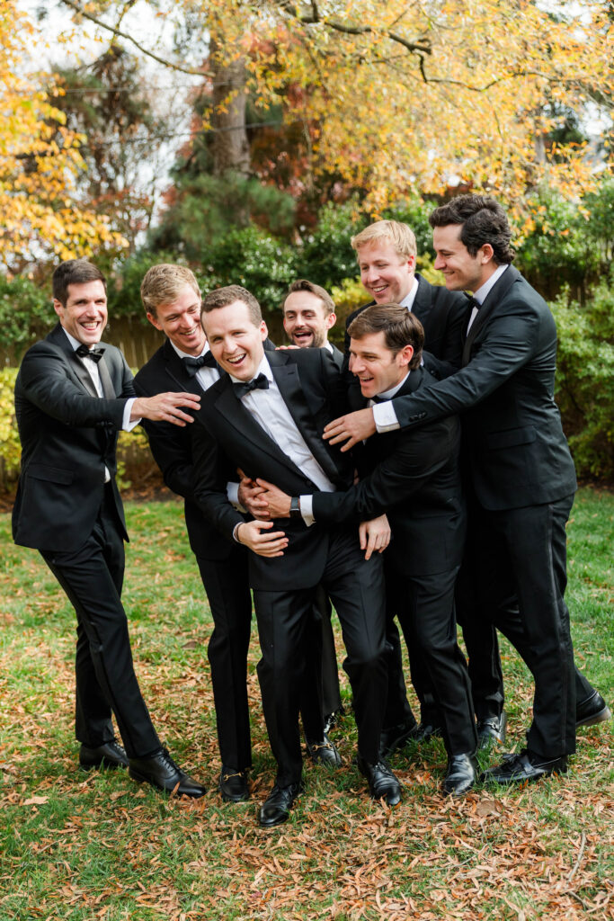 Country Club of Virginia Wedding groomsmen