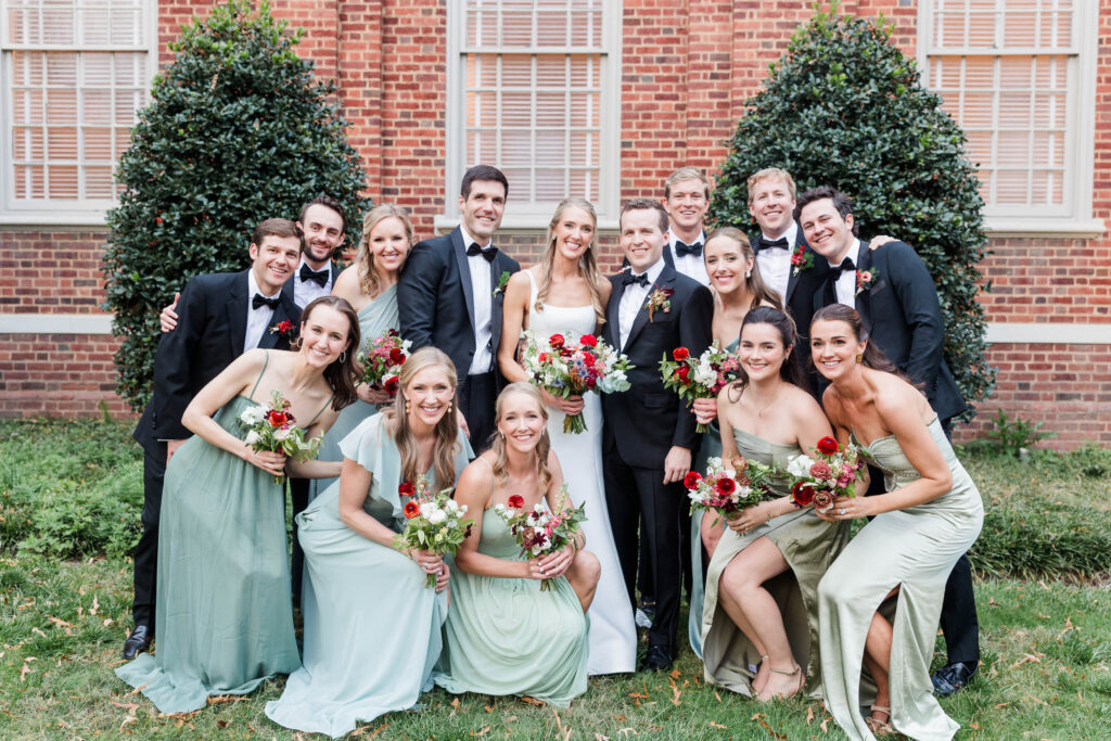 Country Club of Virginia Wedding bridal party