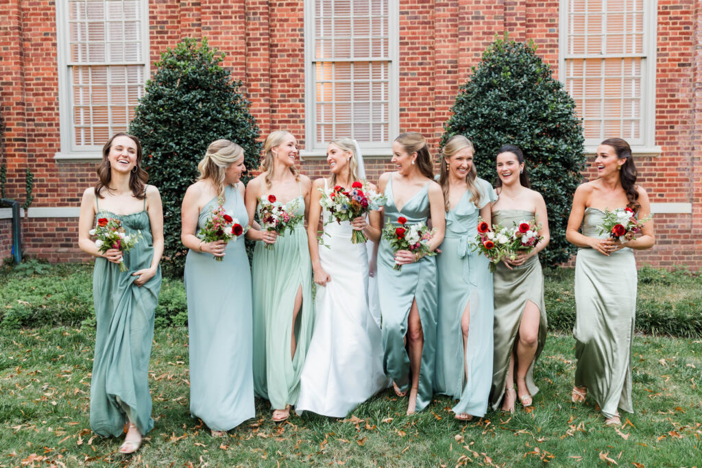 Country Club of Virginia Wedding bridal party