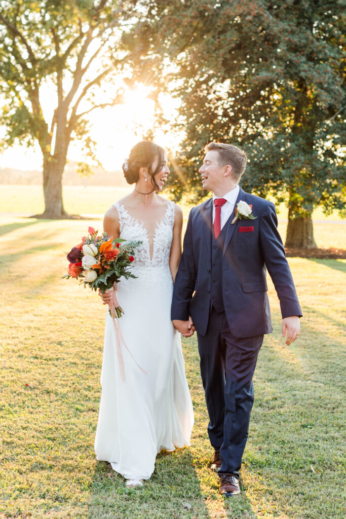 Fall Hollyfield Manor Wedding