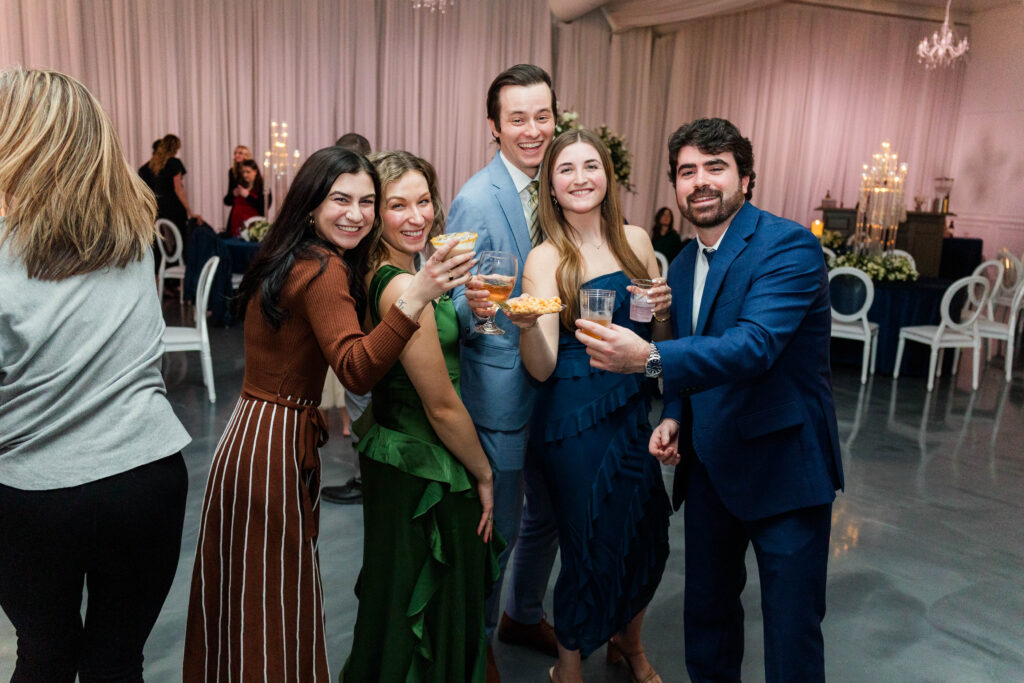 Outlook at Saddle Ridge wedding cheers! 
